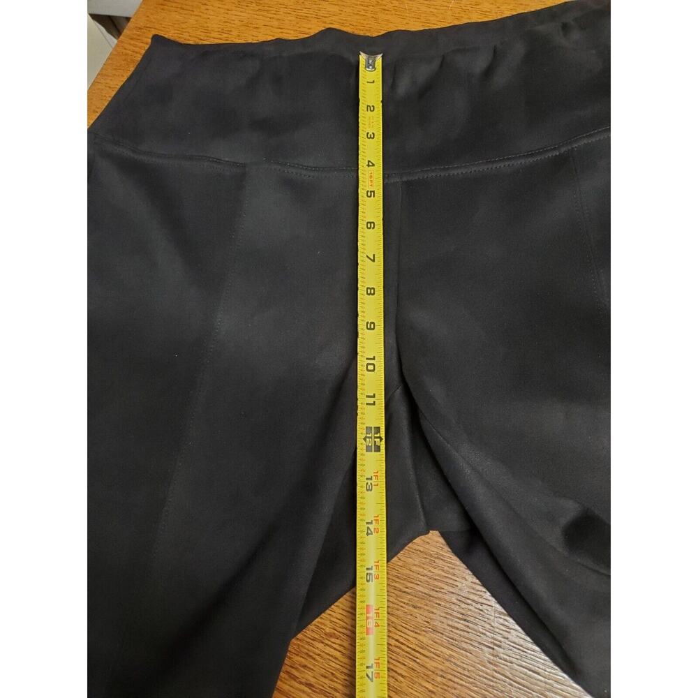 J. JILL 2X Women's Wearever‎ Collection Pants Plus Size Black Faux Suede Skinny - Picture 8 of 10